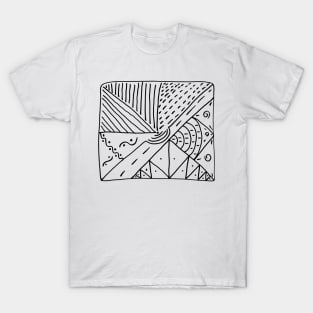 The painting of a map T-Shirt
